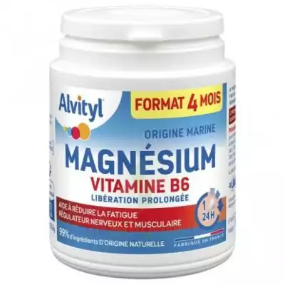 Alvityl Magnésium Vitamine B6 Libération Prolongée Comprimés Lp Pot/120 à BIAS